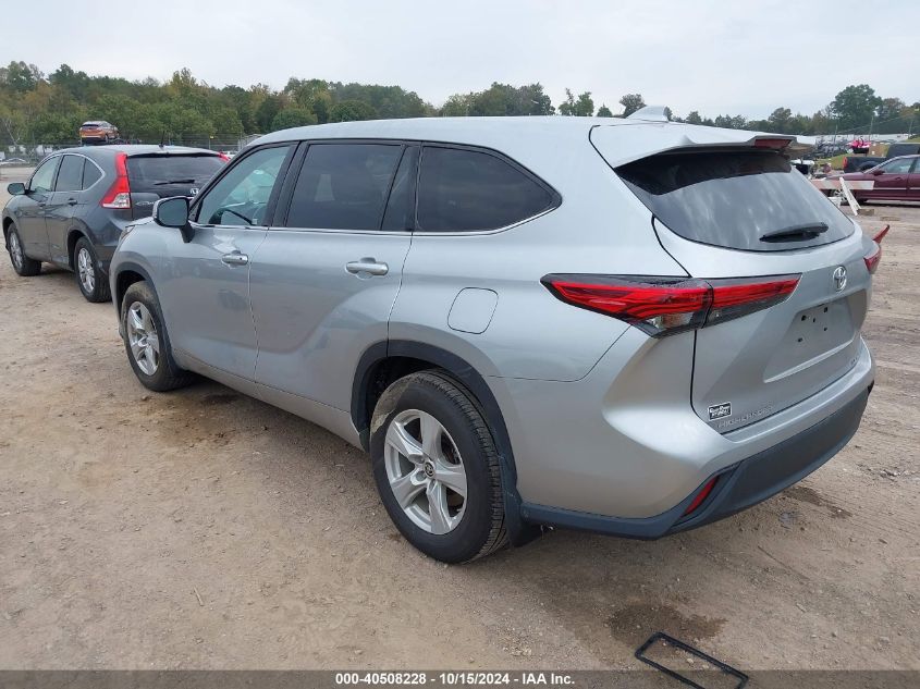 2021 Toyota Highlander Le VIN: 5TDBZRBH8MS532623 Lot: 40508228