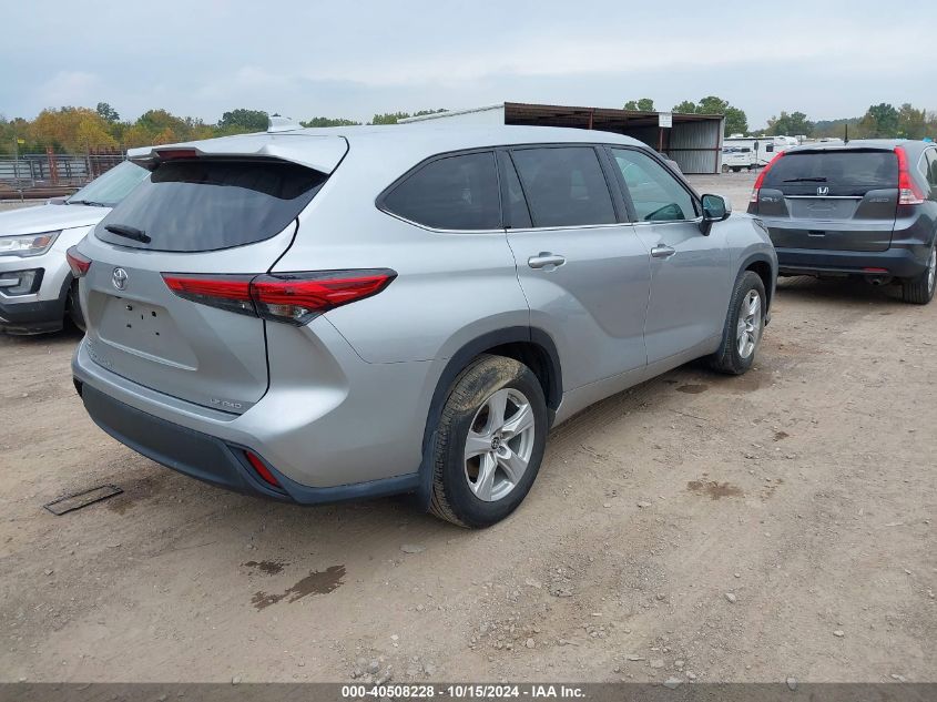 2021 Toyota Highlander Le VIN: 5TDBZRBH8MS532623 Lot: 40508228