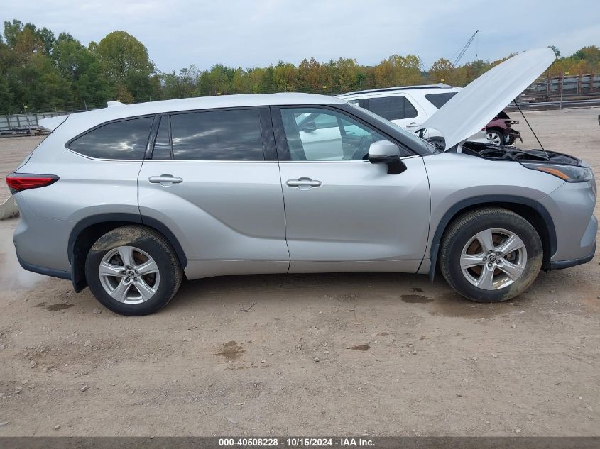 2021 Toyota Highlander Le VIN: 5TDBZRBH8MS532623 Lot: 40508228