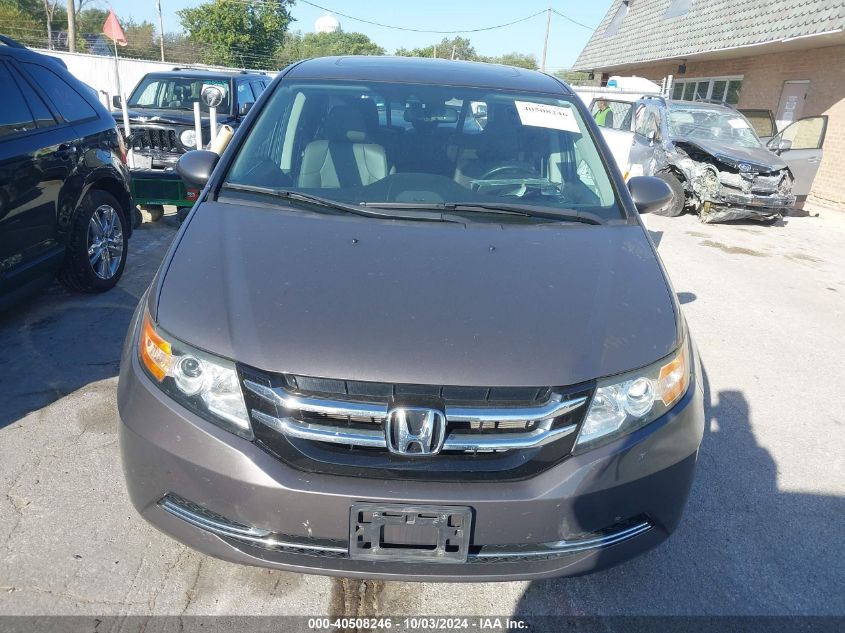 2016 Honda Odyssey Ex-L VIN: 5FNRL5H68GB051231 Lot: 40508246