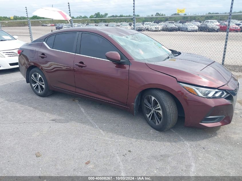 2021 Nissan Sentra Sv Xtronic Cvt VIN: 3N1AB8CV5MY301138 Lot: 40508267