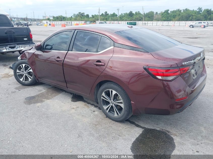 2021 Nissan Sentra Sv Xtronic Cvt VIN: 3N1AB8CV5MY301138 Lot: 40508267