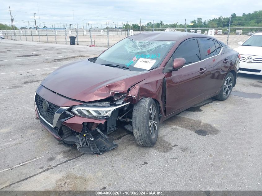 2021 Nissan Sentra Sv Xtronic Cvt VIN: 3N1AB8CV5MY301138 Lot: 40508267