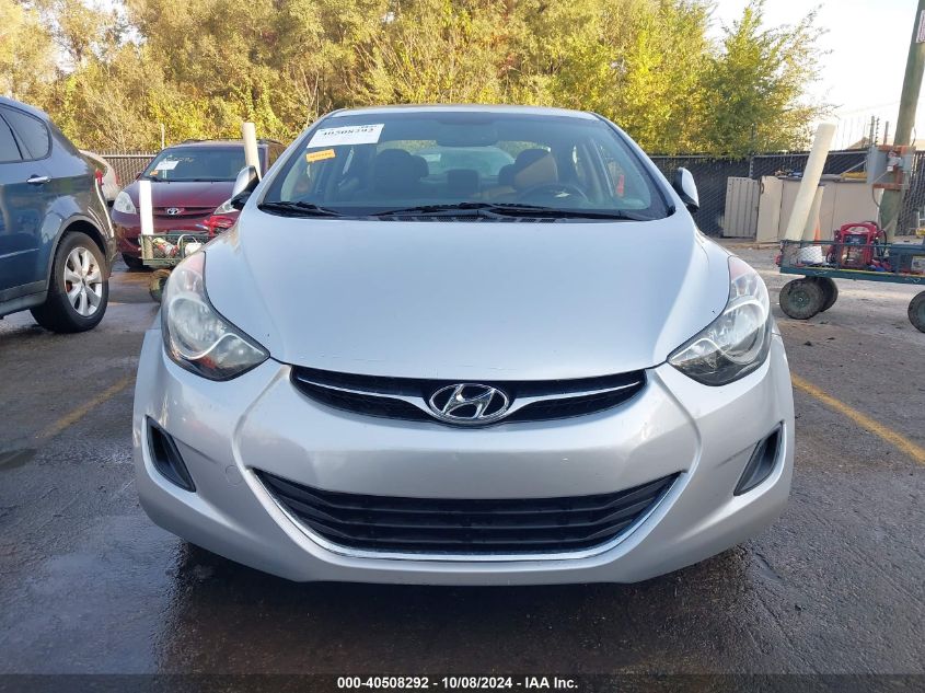 2012 Hyundai Elantra Gls VIN: 5NPDH4AE8CH078433 Lot: 40508292