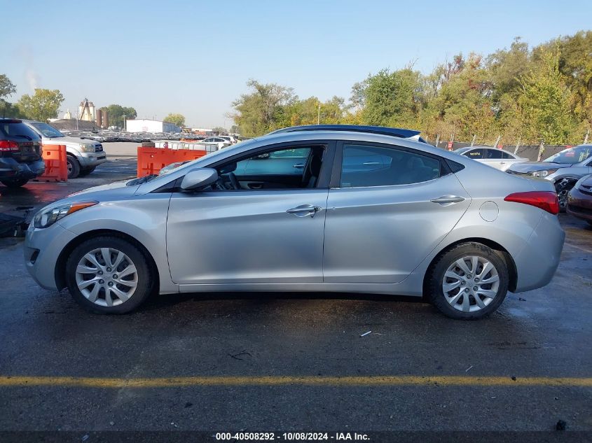 2012 Hyundai Elantra Gls VIN: 5NPDH4AE8CH078433 Lot: 40508292