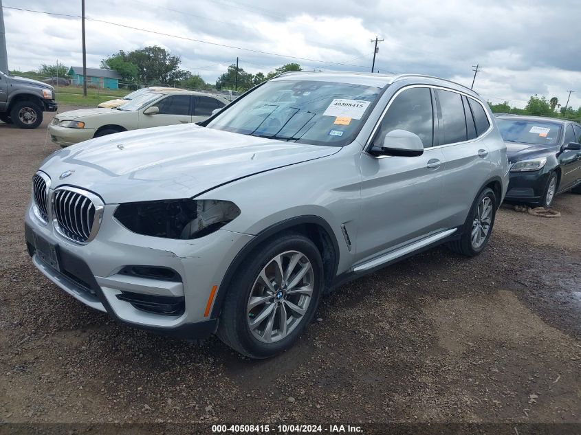 VIN 5UXTR7C56KLF32021 2019 BMW X3, Sdrive30I no.2