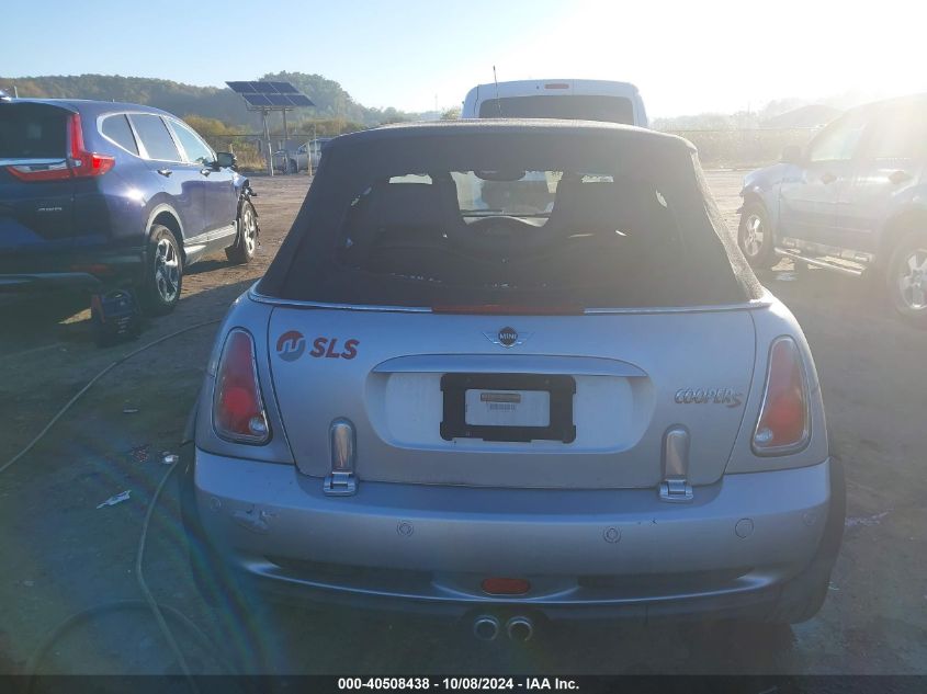 2007 Mini Cooper S VIN: WMWRH33557TL93847 Lot: 40508438