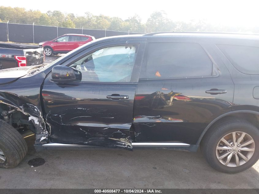 2016 Dodge Durango Sxt VIN: 1C4RDHAG5GC374599 Lot: 40508477