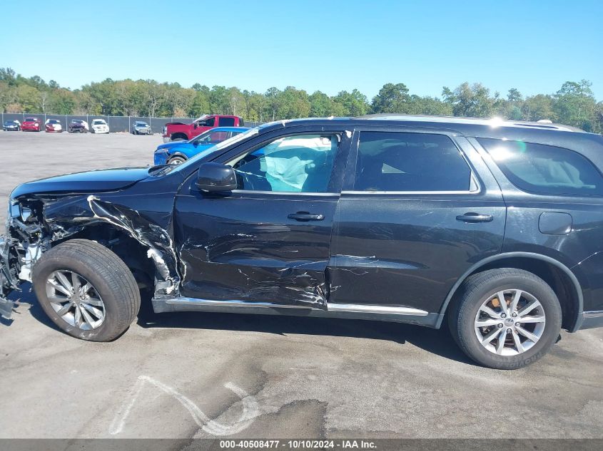 2016 Dodge Durango Sxt VIN: 1C4RDHAG5GC374599 Lot: 40508477