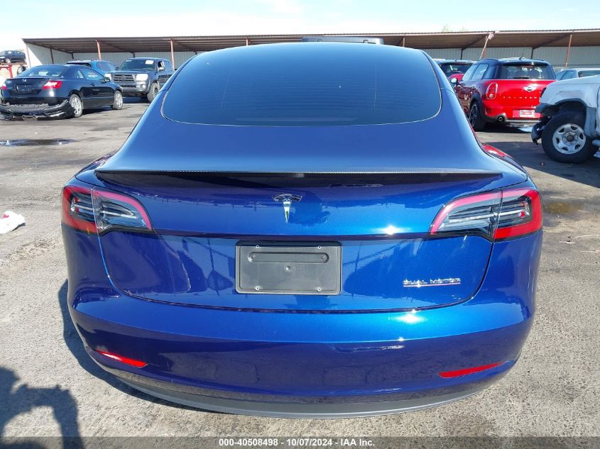 2023 Tesla Model 3 Performance Dual Motor All-Wheel Drive VIN: 5YJ3E1EC5PF654236 Lot: 40508498