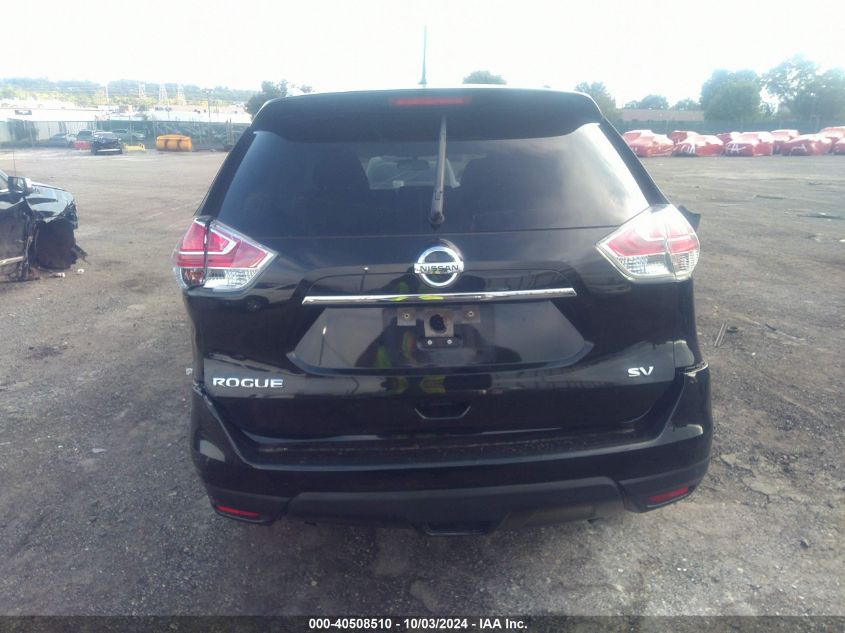 2016 Nissan Rogue Sv VIN: JN8AT2MT9GW016303 Lot: 40508510