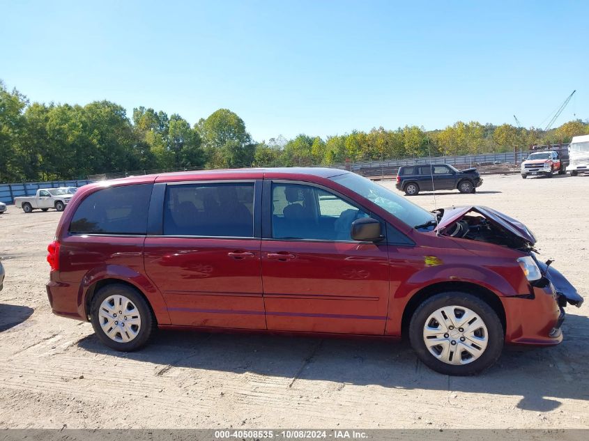 2017 Dodge Grand Caravan Se VIN: 2C4RDGBG8HR772603 Lot: 40508535