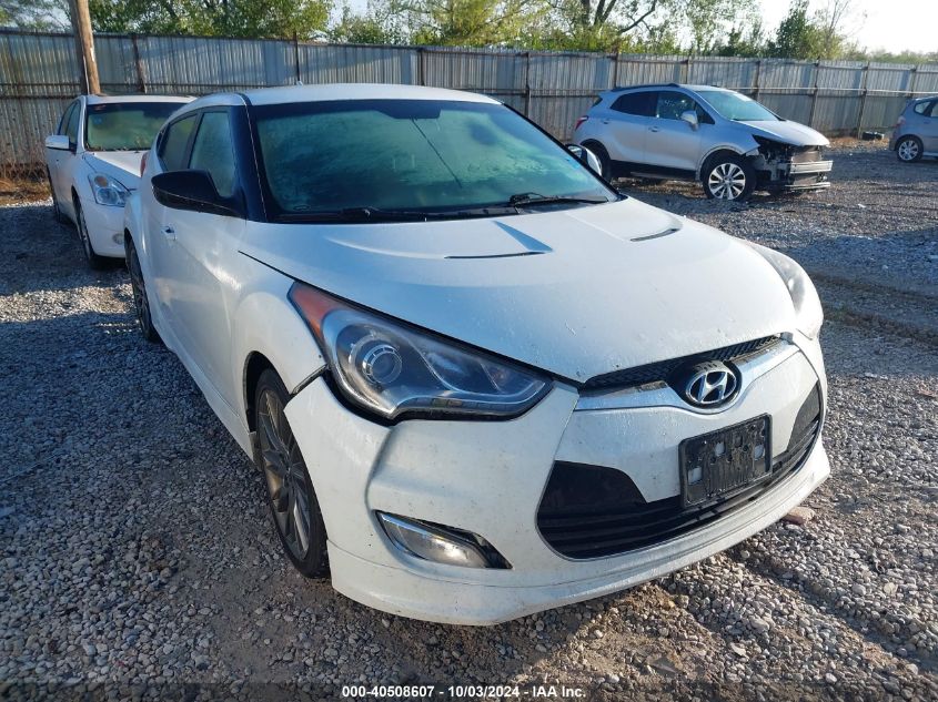 2013 Hyundai Veloster Re:mix VIN: KMHTC6AD4DU134383 Lot: 40508607