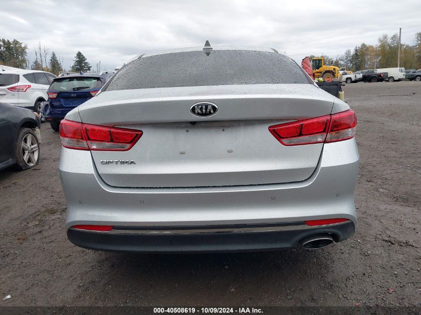 2018 Kia Optima Lx VIN: 5XXGT4L34JG267709 Lot: 40508619