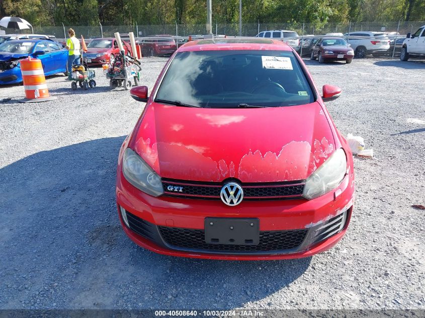 2010 Volkswagen Gti 2-Door VIN: WVWFV7AJ0AW299855 Lot: 40508640