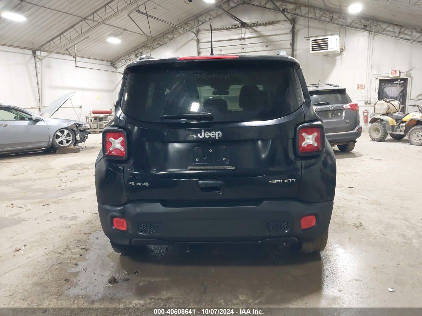 2018 Jeep Renegade Sport 4X4 VIN: ZACCJBABXJPJ27269 Lot: 40508641