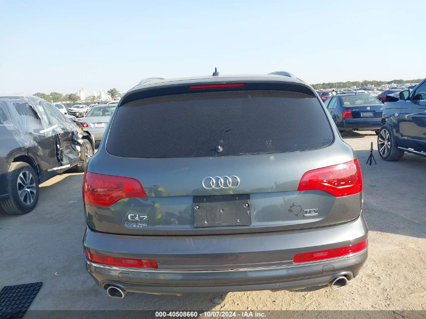 2013 Audi Q7 Premium Plus VIN: WA1LMAFEXDD016807 Lot: 40508660