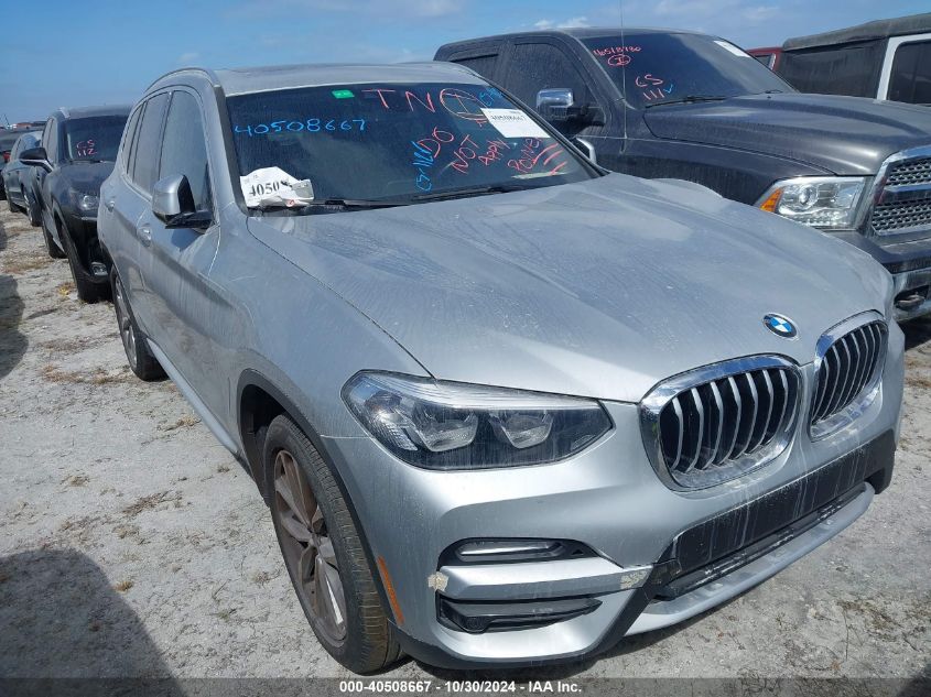 VIN 5UXTR9C54KLE17252 2019 BMW X3, Xdrive30I no.1