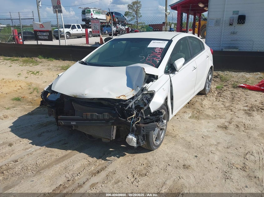 Vin: knafx4a81g5553381, lot: 40997396, kia forte ex 20162