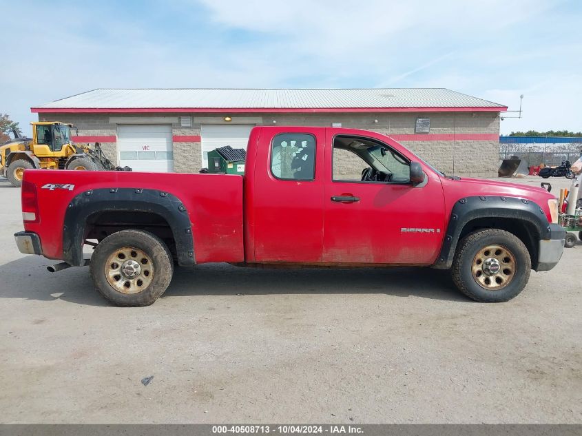 2007 GMC Sierra 1500 Work Truck VIN: 1GTEK19C17E501964 Lot: 40508713