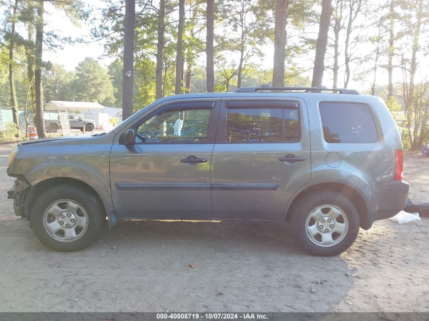 2011 Honda Pilot Lx VIN: 5FNYF4H28BB014070 Lot: 40508719