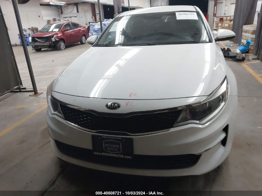 2016 Kia Optima Lx VIN: 5XXGT4L37GG062684 Lot: 40508721