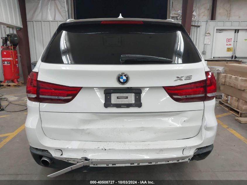 2017 BMW X5 Sdrive35I VIN: 5UXKR2C59H0U21081 Lot: 40508727