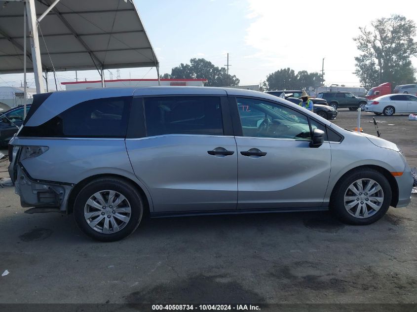 2020 Honda Odyssey Lx VIN: 5FNRL6H27LB050309 Lot: 40508734