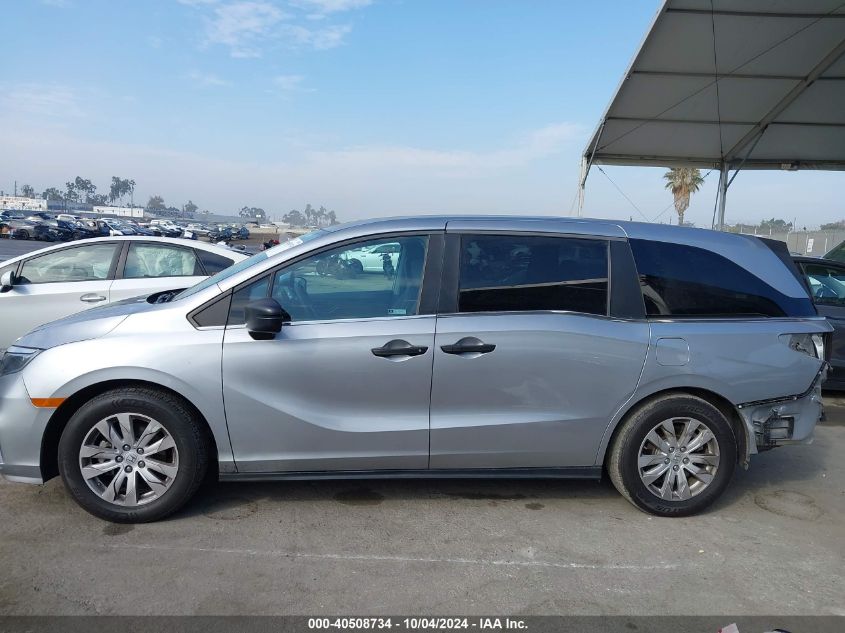 2020 Honda Odyssey Lx VIN: 5FNRL6H27LB050309 Lot: 40508734