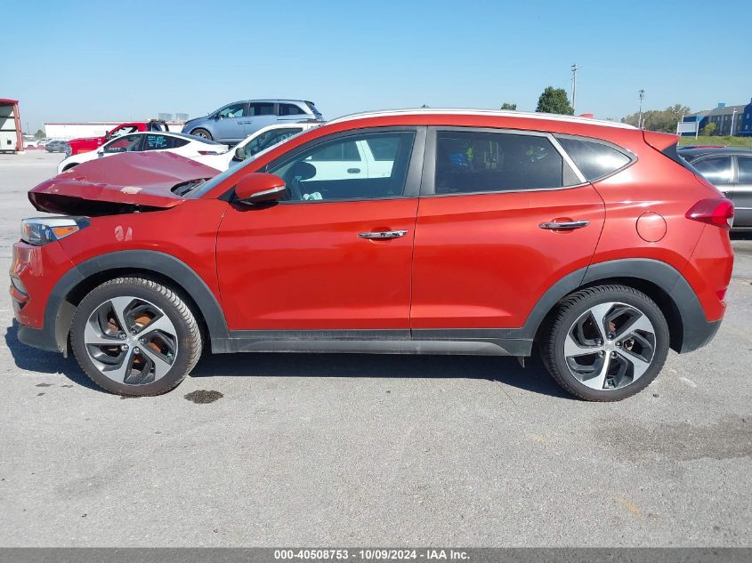 2016 Hyundai Tucson Limited/Sport And Eco/Se VIN: KM8J3CA24GU048161 Lot: 40508753