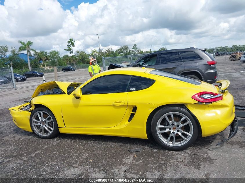 2014 Porsche Cayman VIN: WP0AA2A82EK173581 Lot: 40508771