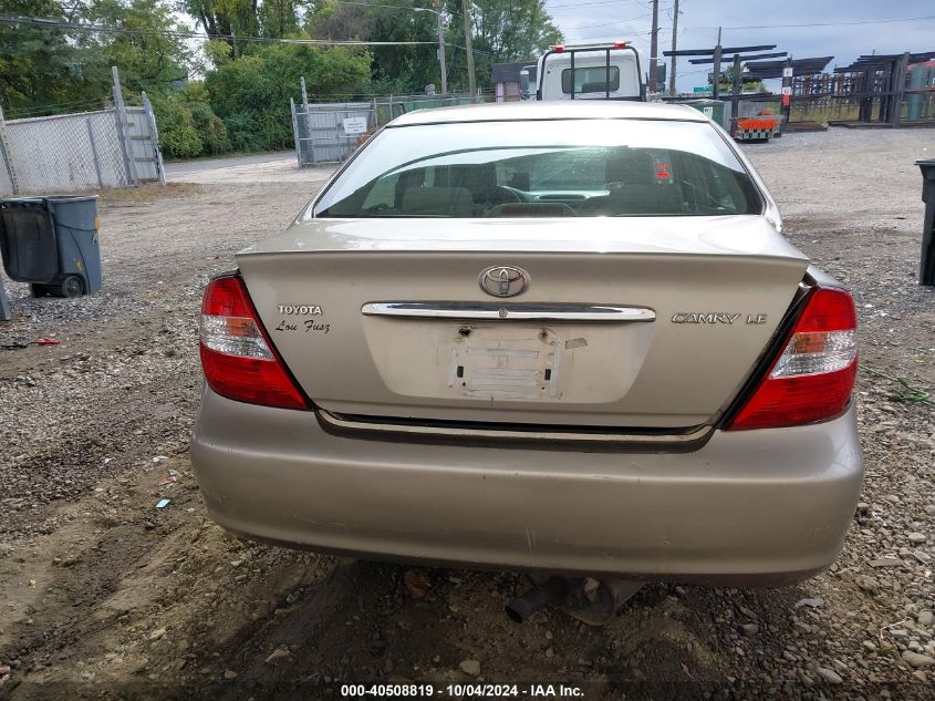 2004 Toyota Camry Le VIN: 4T1BE32K94U278805 Lot: 40508819