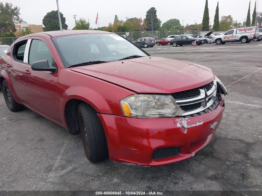 1C3CDZAB3EN200469 2014 Dodge Avenger Se