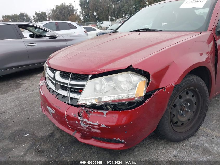 1C3CDZAB3EN200469 2014 Dodge Avenger Se