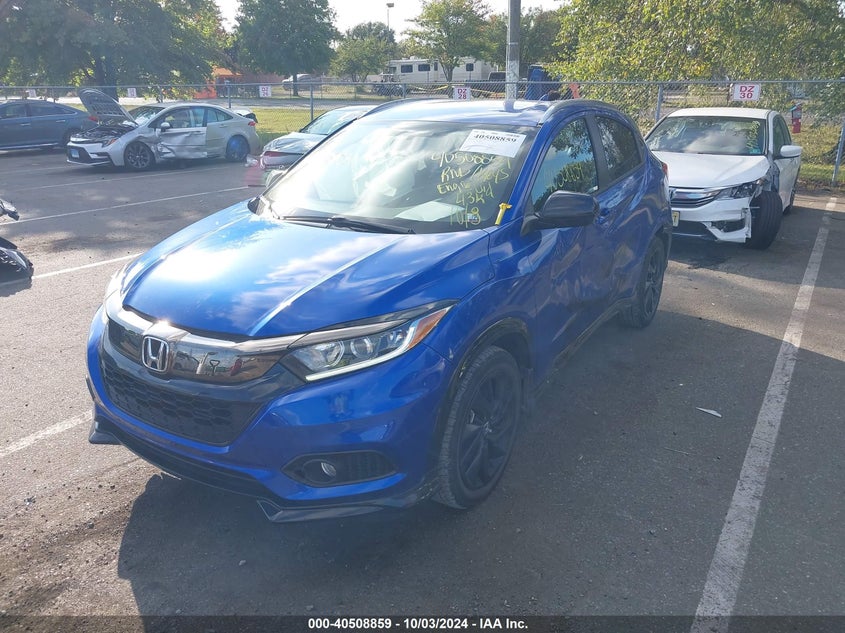 VIN 3CZRU6H13NM710147 2022 HONDA HR-V AWD SPORT