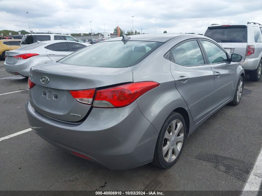 2012 Hyundai Elantra Limited (Ulsan Plant) VIN: KMHDH4AE2CU215318 Lot: 40508910