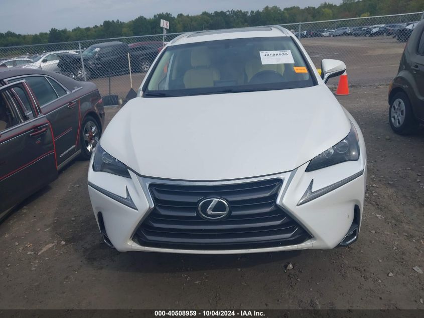 2017 Lexus Nx 200T VIN: JTJBARBZ5H2097506 Lot: 40508959