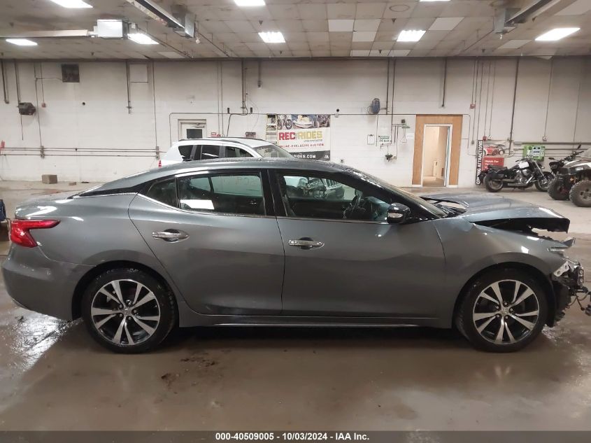 2018 Nissan Maxima 3.5 Sl VIN: 1N4AA6AP7JC378306 Lot: 40509005