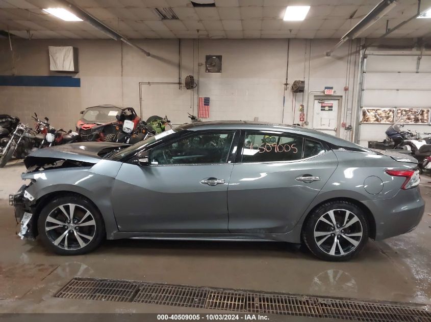 2018 Nissan Maxima 3.5 Sl VIN: 1N4AA6AP7JC378306 Lot: 40509005