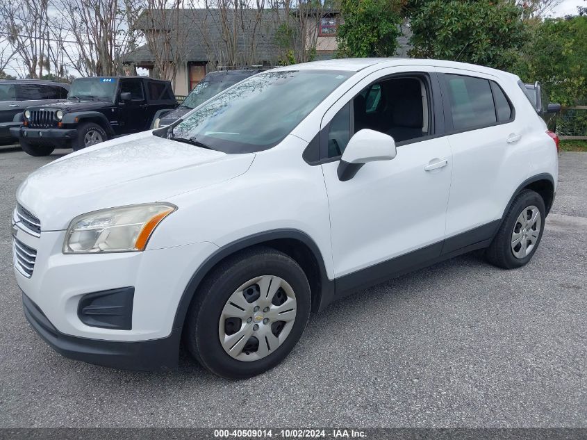 KL7CJKSB2FB099791 2015 CHEVROLET TRAX - Image 2