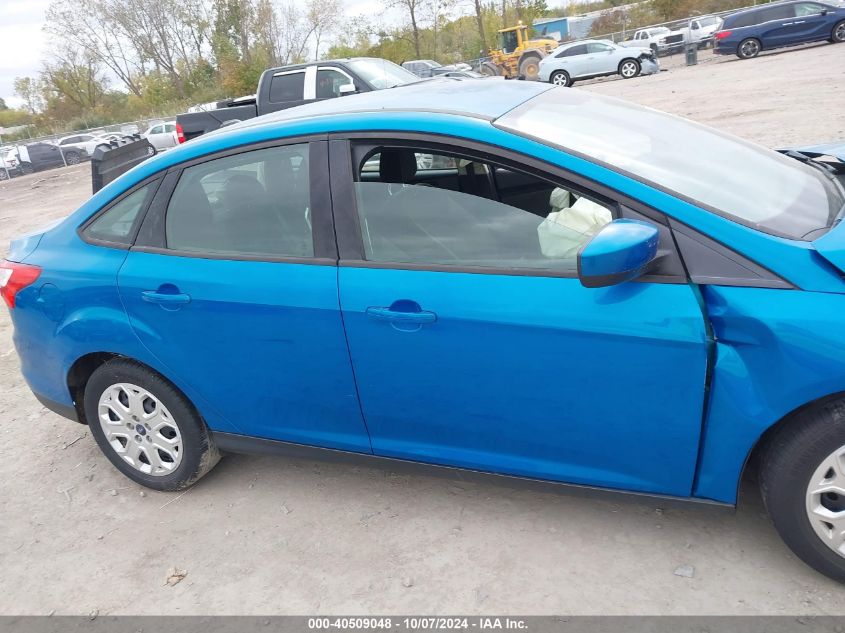 2012 Ford Focus Se VIN: 1FAHP3F29CL271916 Lot: 40509048