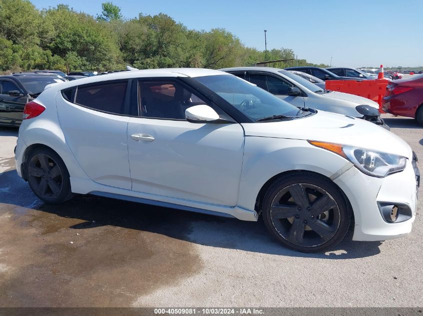 2016 Hyundai Veloster Turbo VIN: KMHTC6AE8GU270576 Lot: 40509081