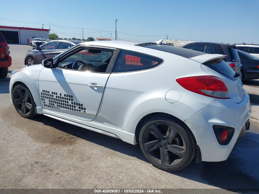 2016 Hyundai Veloster Turbo VIN: KMHTC6AE8GU270576 Lot: 40509081