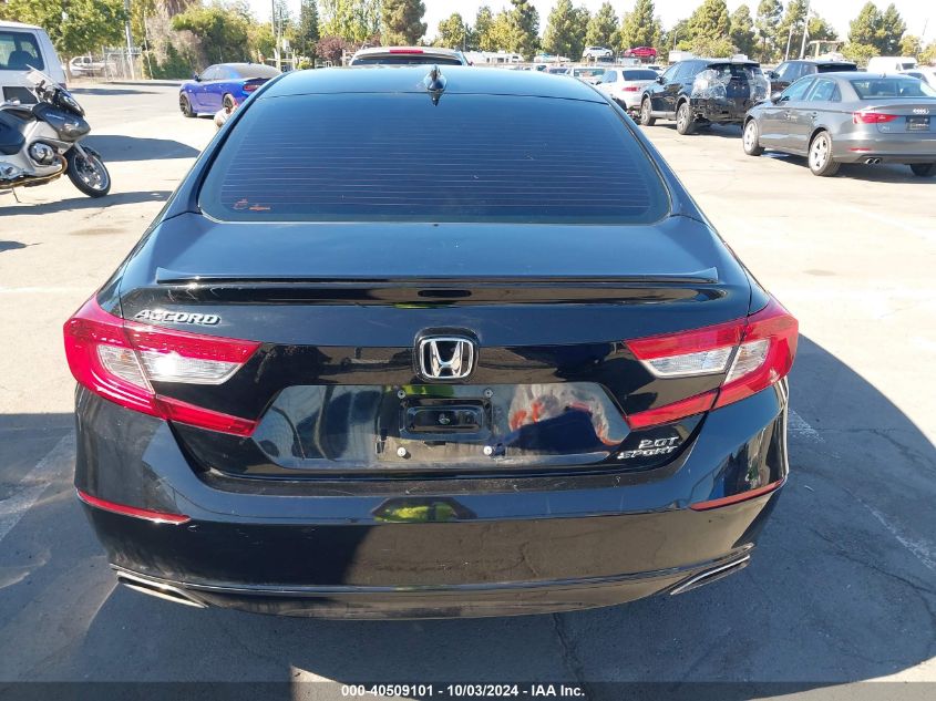 1HGCV2F33JA051792 2018 Honda Accord Sport 2.0T