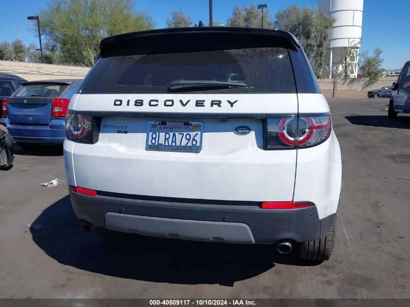 2019 Land Rover Discovery Sport Hse Lux VIN: SALCT2FX7KH812347 Lot: 40509117