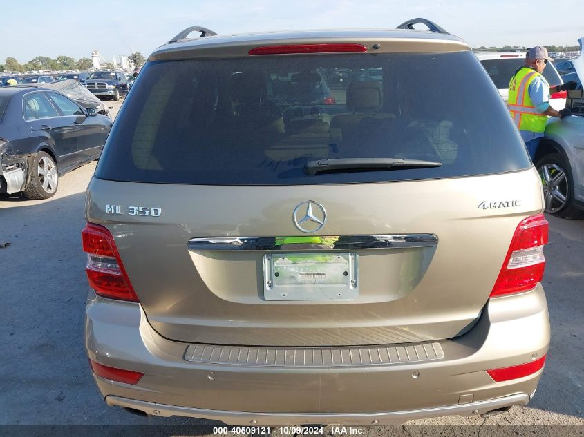 4JGBB8GB7AA542597 2010 Mercedes-Benz Ml 350 4Matic