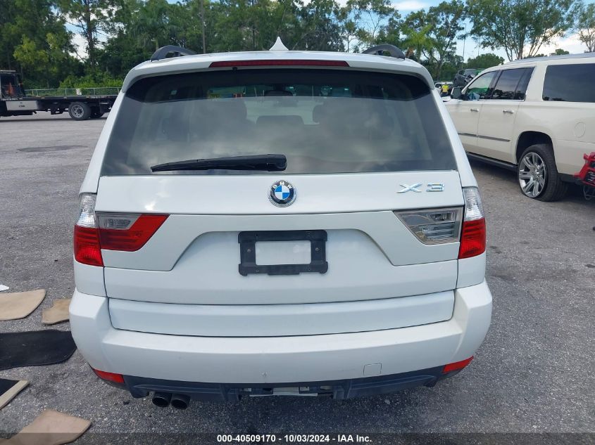 2007 BMW X3 3.0Si VIN: WBXPC93457WF14643 Lot: 40509170