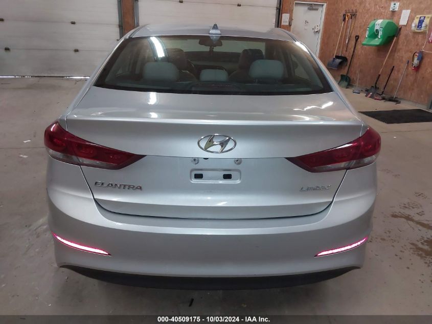 2017 Hyundai Elantra Limited VIN: 5NPD84LF5HH093923 Lot: 40509175