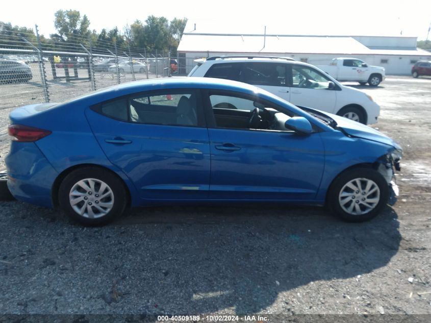 2018 Hyundai Elantra Se VIN: KMHD74LF1JU637537 Lot: 40509189