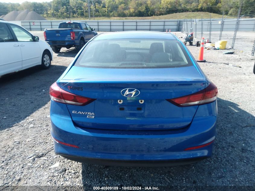 2018 Hyundai Elantra Se VIN: KMHD74LF1JU637537 Lot: 40509189